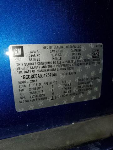 2018 CHEVROLET COLORADO L - 1GCGSCEA9J1234144