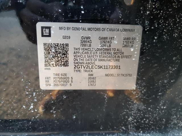 2019 GMC SIERRA LIM - 2GTV2LEC5K1173301