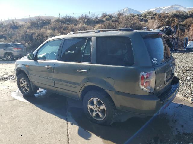 HONDA PILOT EX 2006 green  gas 5FNYF28406B014897 photo #3