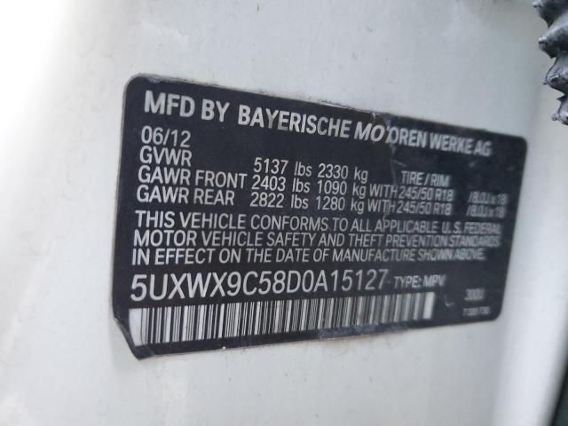 VIN 5UXWX9C58D0A15127 2013 BMW X3 no.13