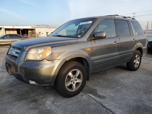 HONDA PILOT 2007 gray  gas 5FNYF18767B019026 photo #1