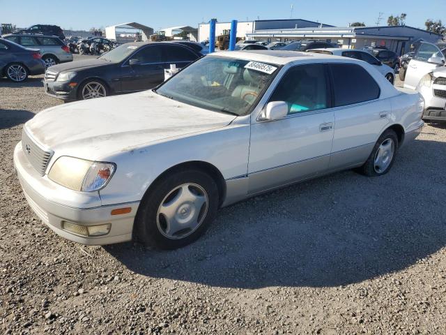 LEXUS LS 400 1999 white  gas JT8BH28F9X0150588 photo #1