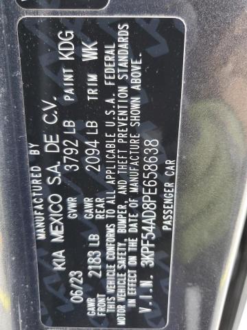 2023 KIA FORTE GT L - 3KPF54AD8PE658638