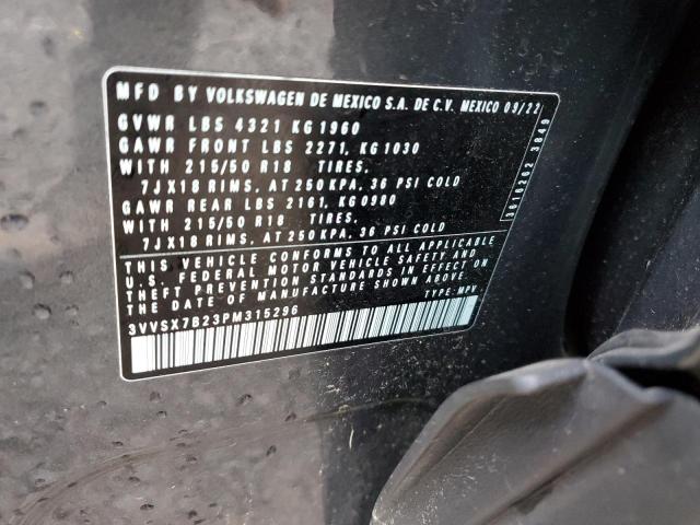 2023 VOLKSWAGEN TAOS SE - 3VVSX7B23PM315296