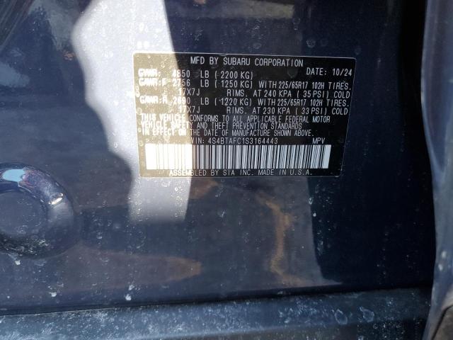 2025 SUBARU OUTBACK PR - 4S4BTAFC1S3164443