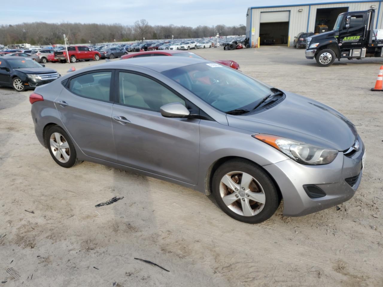 Lot #3045783642 2011 HYUNDAI ELANTRA GL