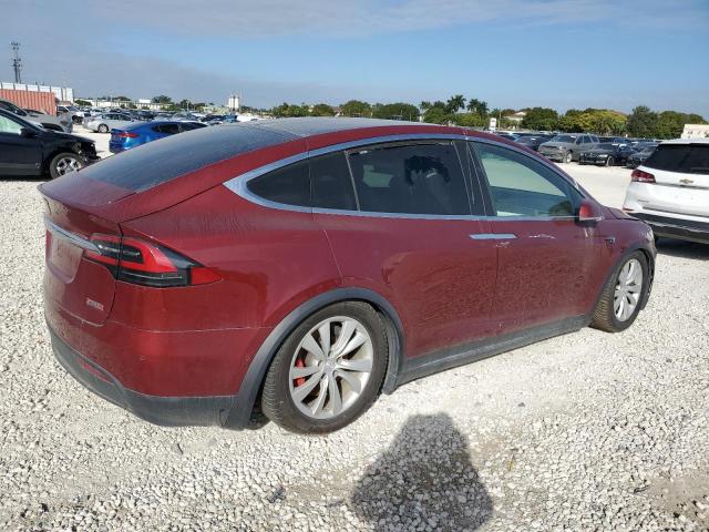 TESLA MODEL X 2016 burgundy  electric 5YJXCAE41GFS02722 photo #4