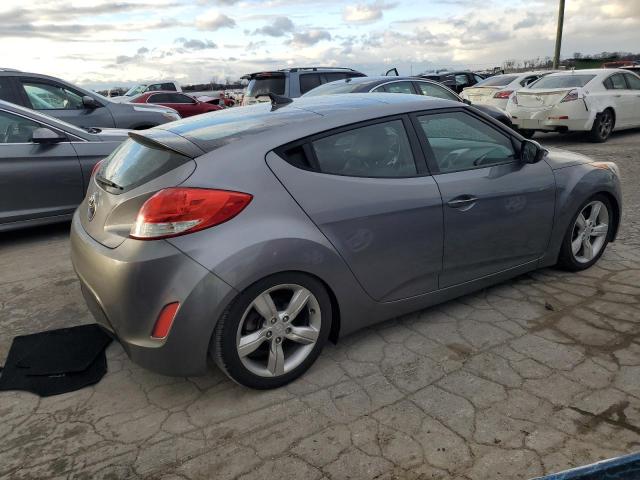 HYUNDAI VELOSTER 2014 silver coupe 3d gas KMHTC6AD2EU216453 photo #4