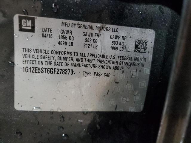 2016 CHEVROLET MALIBU LT - 1G1ZE5ST6GF278270