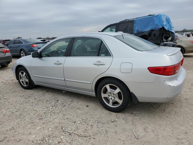 HONDA ACCORD HYB 2005 silver sedan 4d hybrid engine JHMCN36435C015851 photo #3