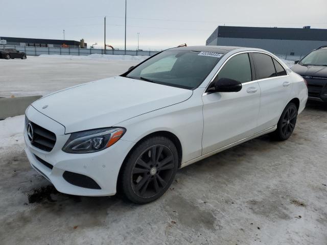 MERCEDES-BENZ C 300 4MAT 2015 white sedan 4d gas 55SWF4KB6FU057214 photo #1