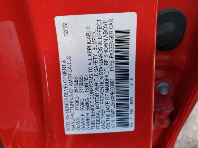 2023 HONDA CIVIC SPOR - 19XFL2H8XPE003593