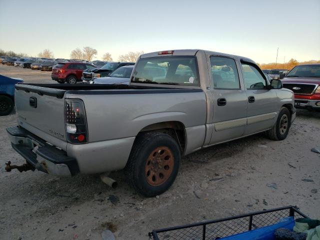 CHEVROLET SILVERADO 2005 silver crew pic gas 2GCEC13T451223694 photo #4