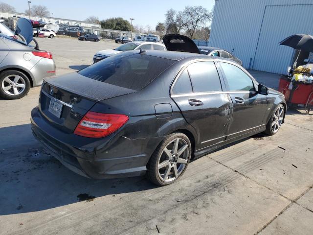 MERCEDES-BENZ C 250 2012 black sedan 4d gas WDDGF4HB4CR218345 photo #4