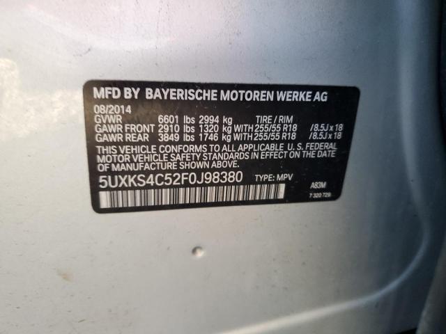 2015 BMW X5 XDRIVE3 - 5UXKS4C52F0J98380