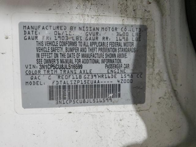 2018 NISSAN KICKS S - 3N1CP5CU8JL516599