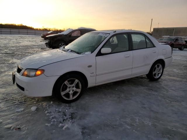 MAZDA PROTEGE DX 2003 white sedan 4d gas JM1BJ225330174434 photo #1