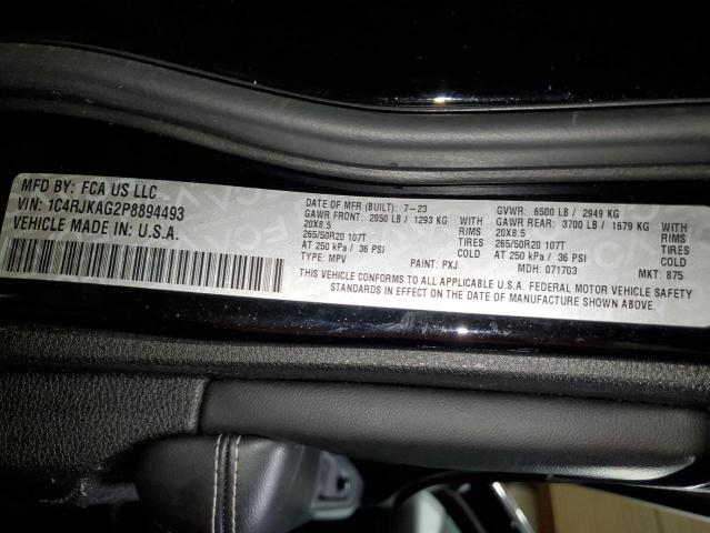 2023 JEEP GRAND CHER 1C4RJKAG2P8894493