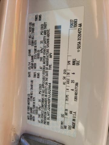 2015 LINCOLN MKC 5LMTJ2AH0FUJ02984