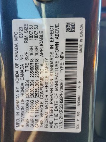 2023 HONDA CR-V SPORT - 2HKRS5H50PH709362