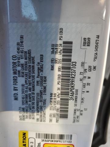 2015 FORD FUSION TIT 3FA6P0K99FR237103