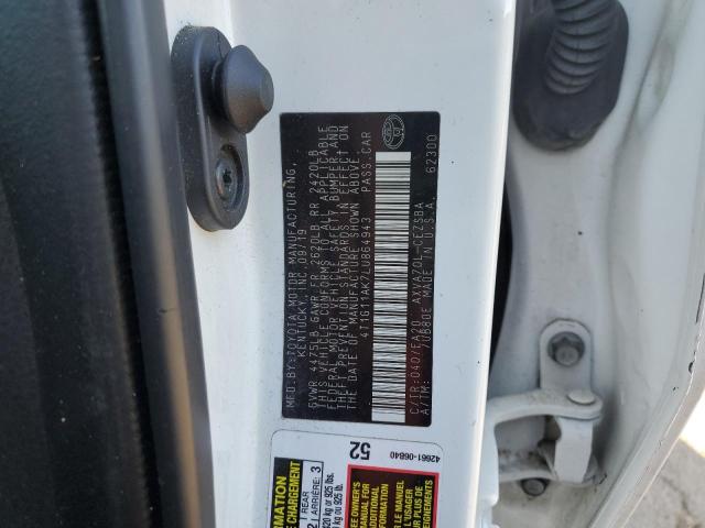 2020 TOYOTA CAMRY SE - 4T1G11AK7LU864943