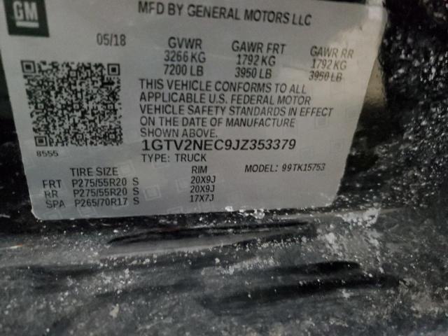 2018 GMC SIERRA K15 - 1GTV2NEC9JZ353379