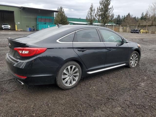 HYUNDAI SONATA SPO 2016 black  gas 5NPE34AF5GH271253 photo #4