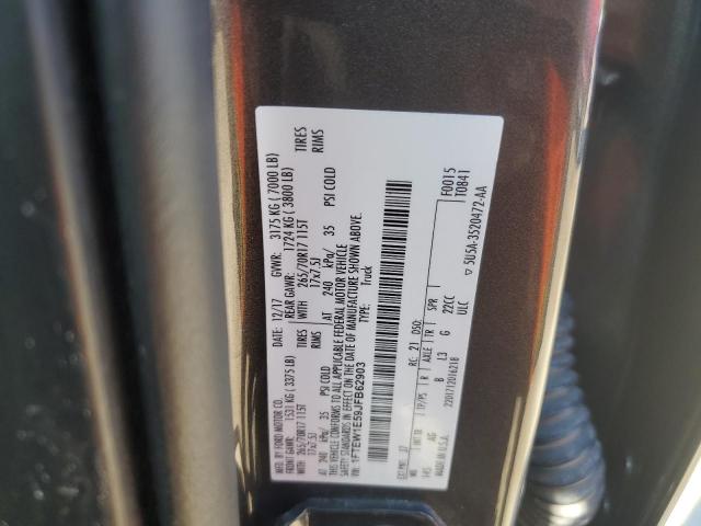 2018 FORD F150 SUPER - 1FTEW1E59JFB62903