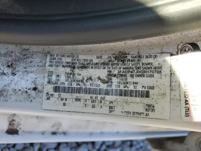 2016 FORD FIESTA S - 3FADP4TJ0GM170705