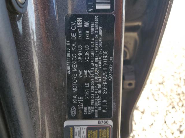 2017 KIA FORTE LX 3KPFK4A79HE101936