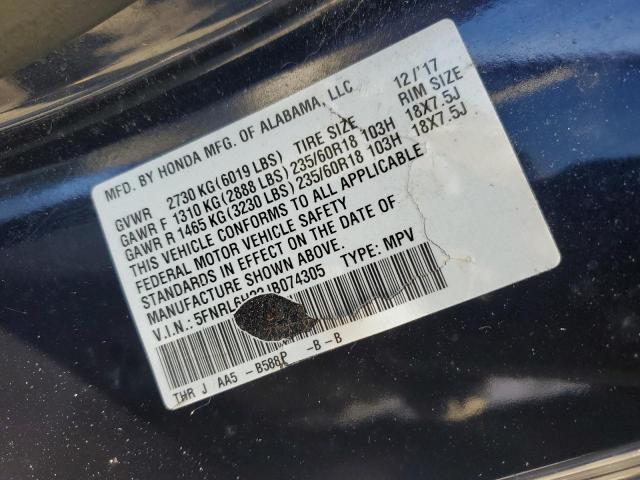 2018 HONDA ODYSSEY LX 5FNRL6H22JB074305
