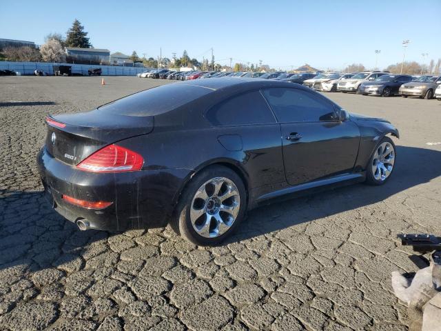 BMW 650 I 2008 black coupe gas WBAEA53578CV90082 photo #4