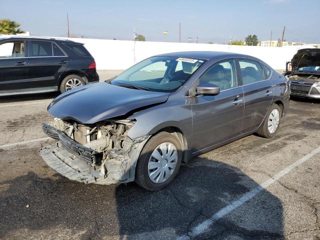 NISSAN SENTRA S 2015 gray  gas 3N1AB7AP3FY229292 photo #1