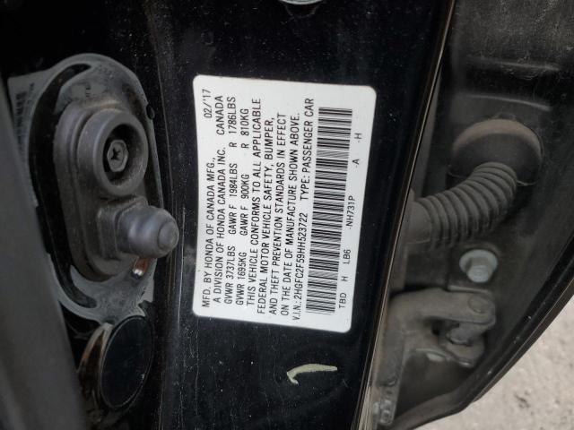 2017 HONDA CIVIC LX - 2HGFC2F59HH523722