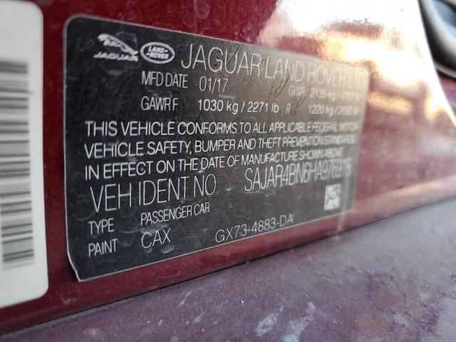 2017 JAGUAR XE - SAJAR4BN6HA976916