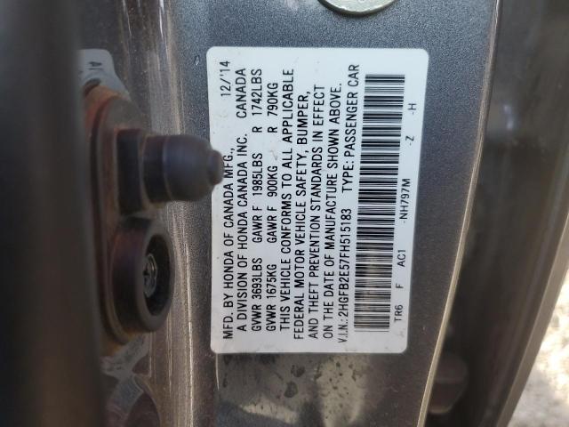 2015 HONDA CIVIC LX - 2HGFB2E57FH515183