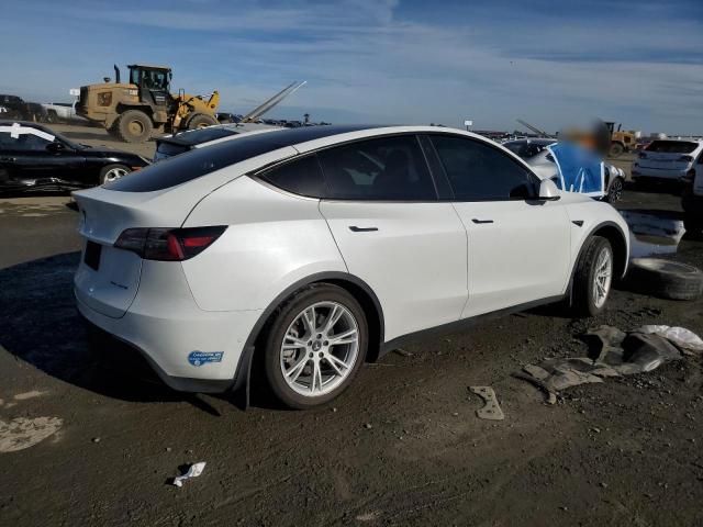 TESLA MODEL Y 2021 white  electric 5YJYGDEE7MF213643 photo #4