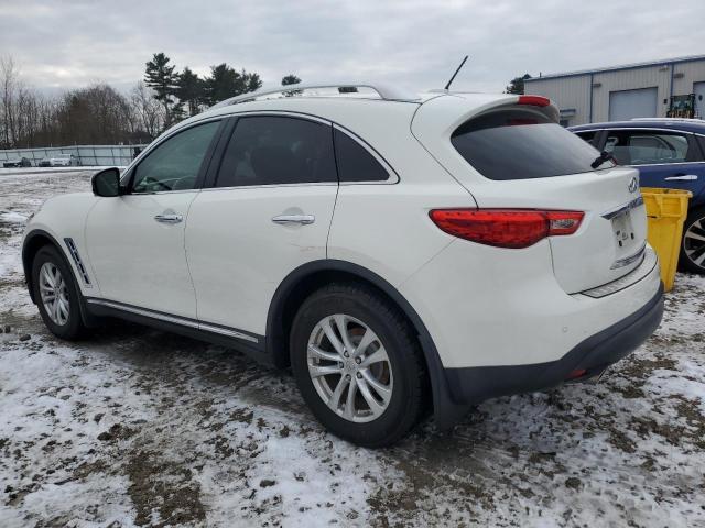 INFINITI FX37 2013 white 4dr spor gas JN8CS1MW4DM174054 photo #3