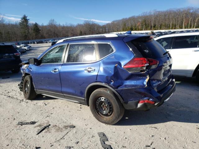 NISSAN ROGUE S 2017 blue  gas JN8AT2MV1HW008778 photo #3