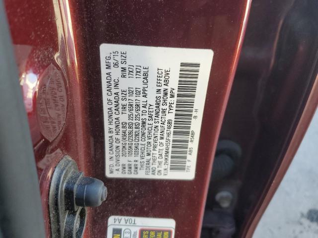 2015 HONDA CR-V EX 2HKRM4H55FH674689