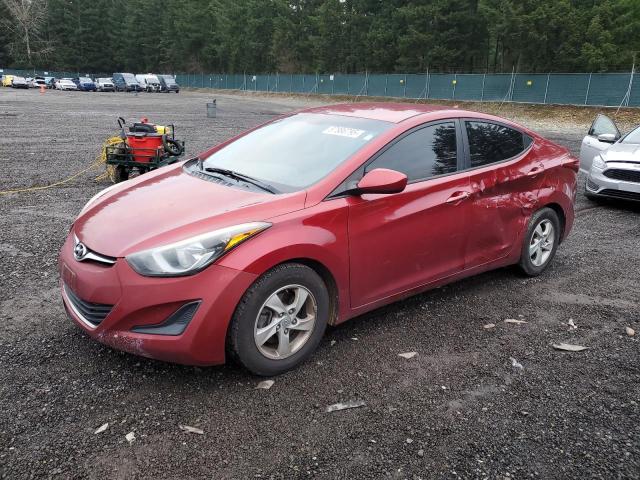 HYUNDAI ELANTRA SE 2015 red  gas 5NPDH4AE8FH615113 photo #1