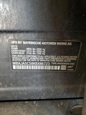 2019 BMW 530 I - WBAJA5C58KBX86723