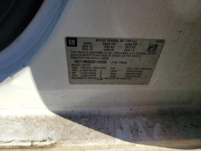2016 GMC SIERRA C25 1GT11REG9GF193588