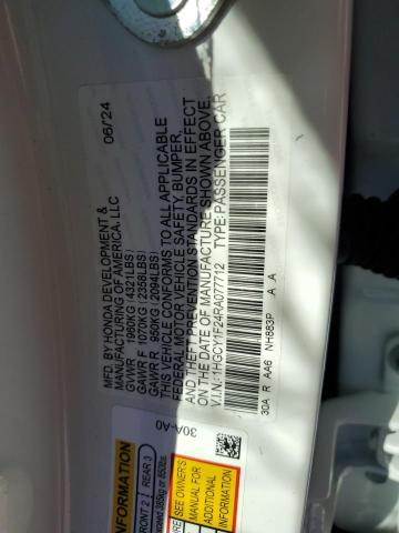 2024 HONDA ACCORD LX - 1HGCY1F24RA077712