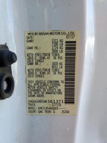 2017 NISSAN TITAN S - 1N6AA1R85HN561371