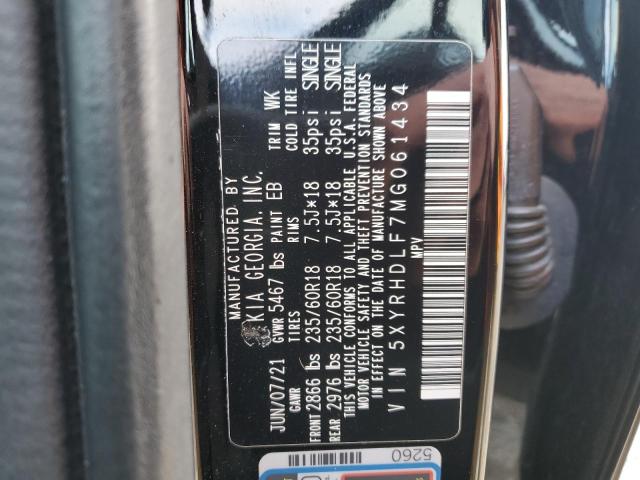 2021 KIA SORENTO EX - 5XYRHDLF7MG061434