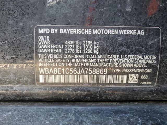2018 BMW 330E WBA8E1C56JA758869