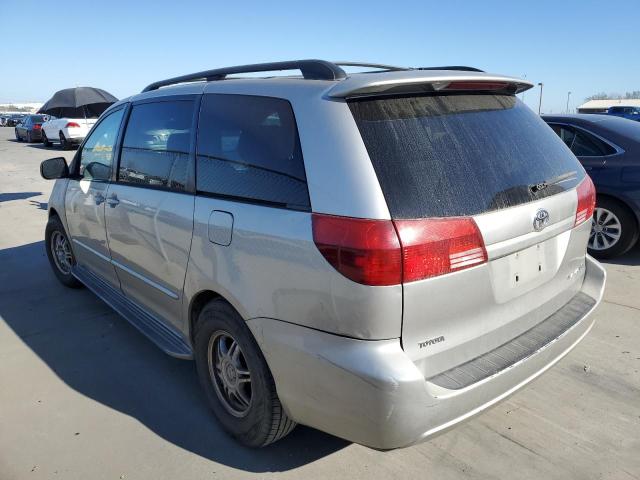 TOYOTA SIENNA CE 2004 silver  gas 5TDZA23CX4S152344 photo #3