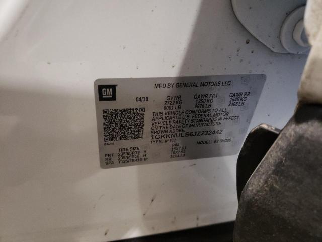 2018 GMC ACADIA SLT 1GKKNULS6JZ232442
